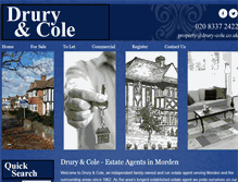 Tablet Screenshot of drury-cole.co.uk